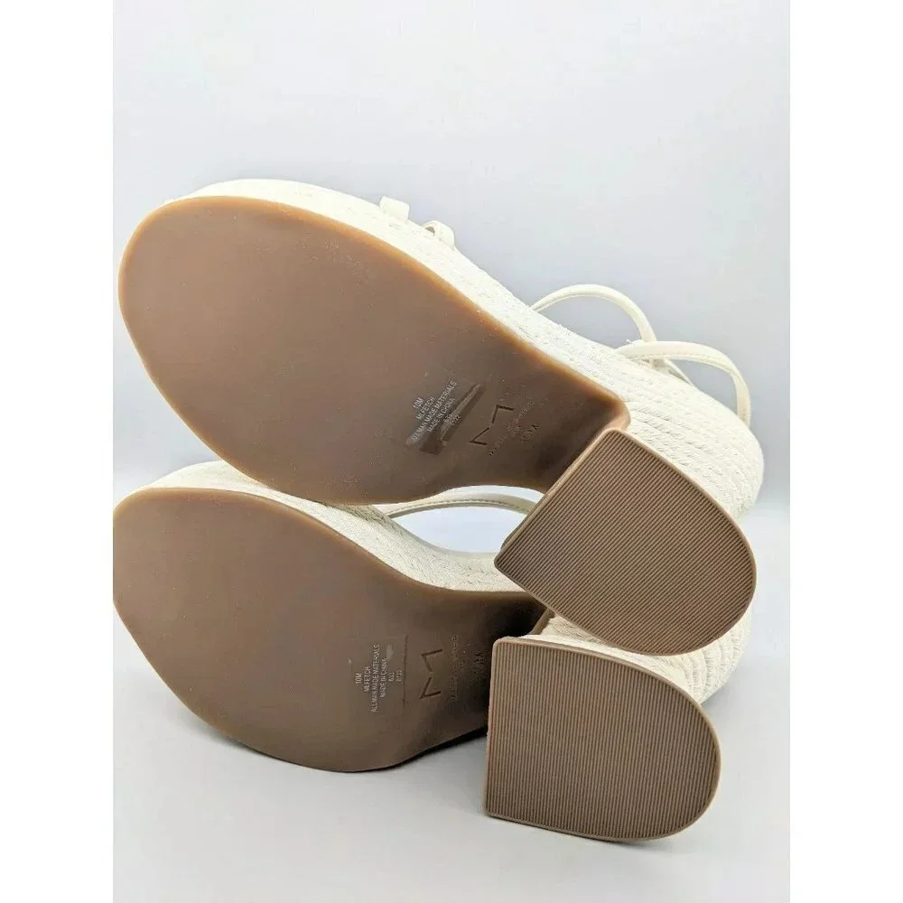 NIB Marc Fisher LTD Women's Fetch Espadrilles Platform Size 10M (MSRP $120)